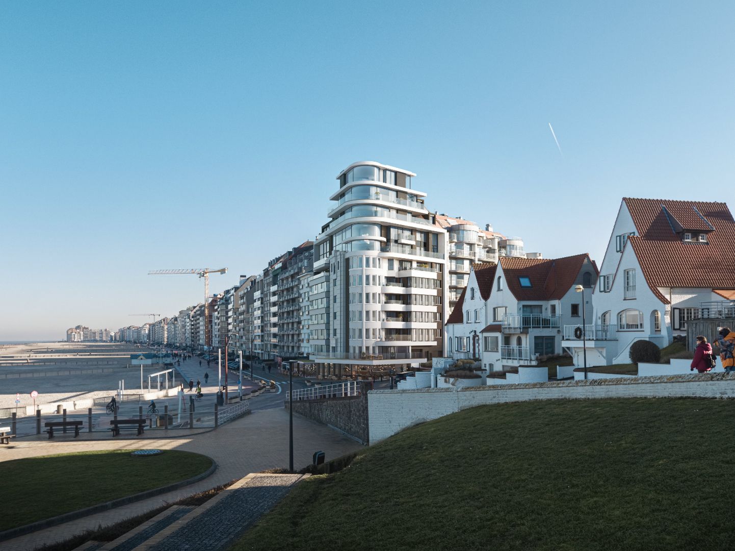 Fenomenale nieuwbouw duplex met frontaal zeezicht foto 1