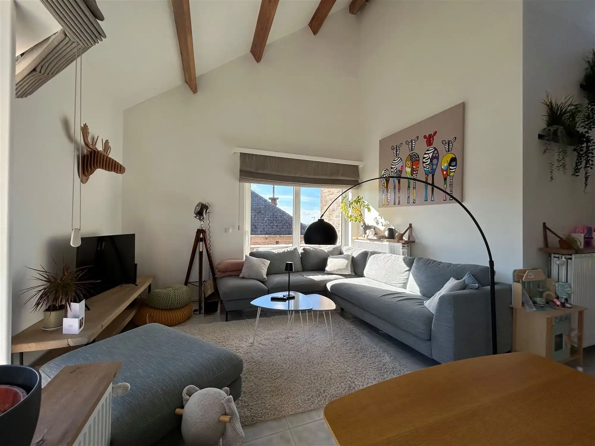 Lichtrijk duplex appartement met een ruim terras in Kessel-Lo foto 4