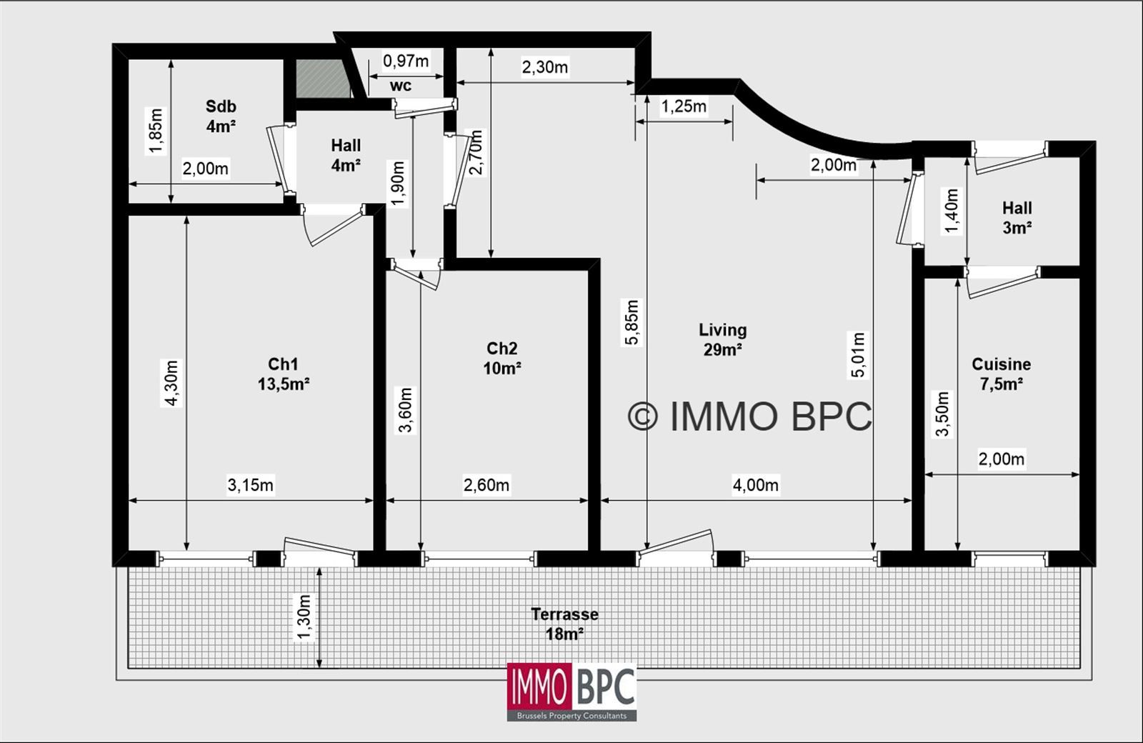 Te renoveren 2-slaapkamerappartement met zuidgericht terras foto 14