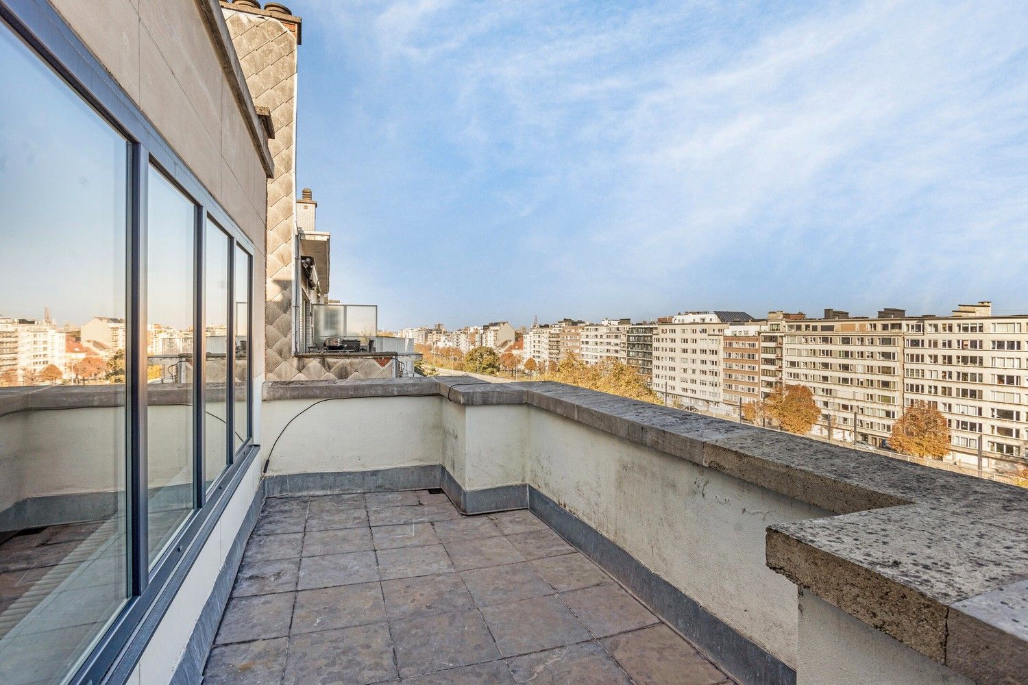 Zuidpark centrum Gent: dakappartement met 2 slaapkamers en 2 terrassen. foto 4