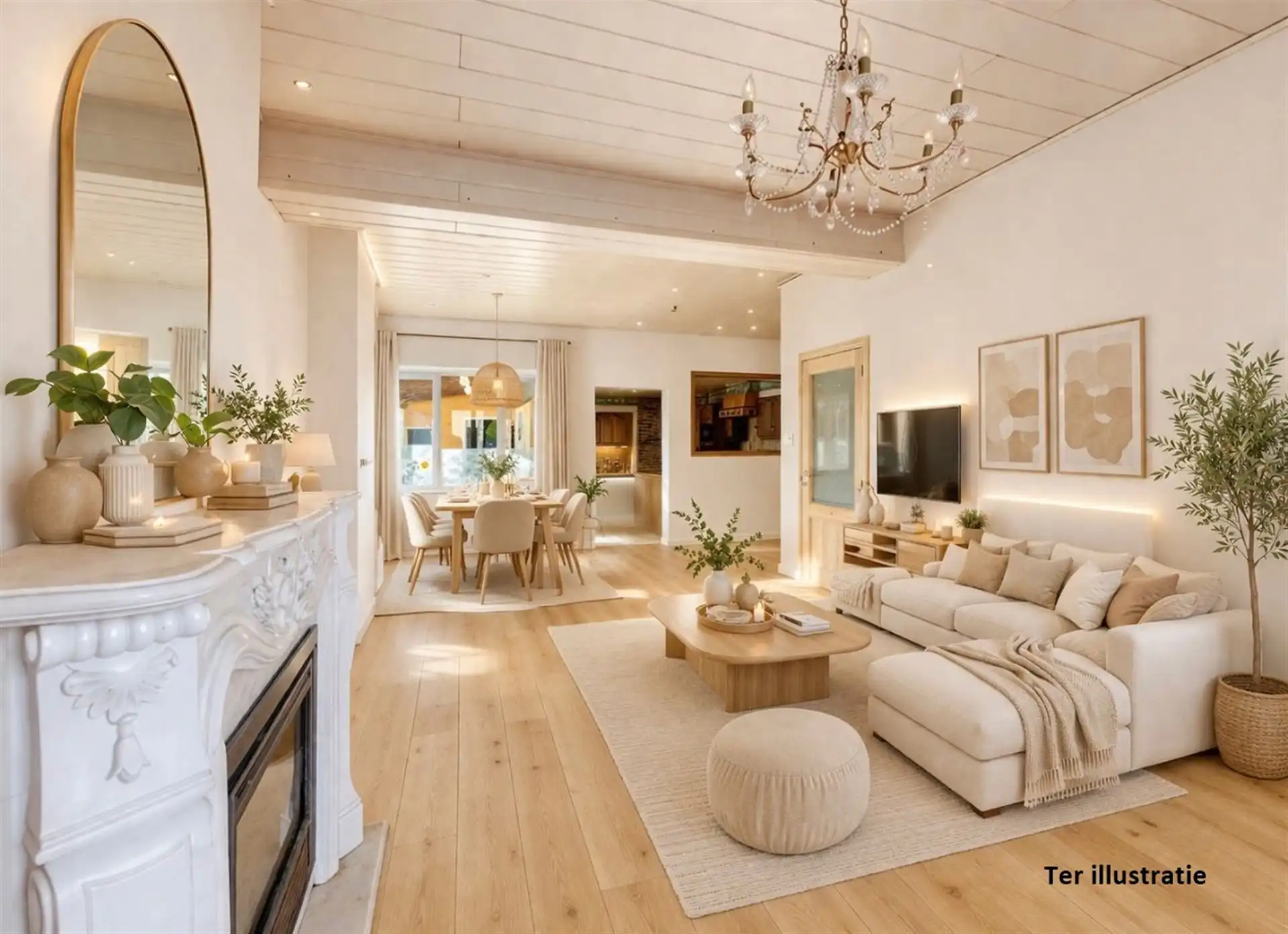 Gunstig gelegen op te frissen woning te Lede foto 3