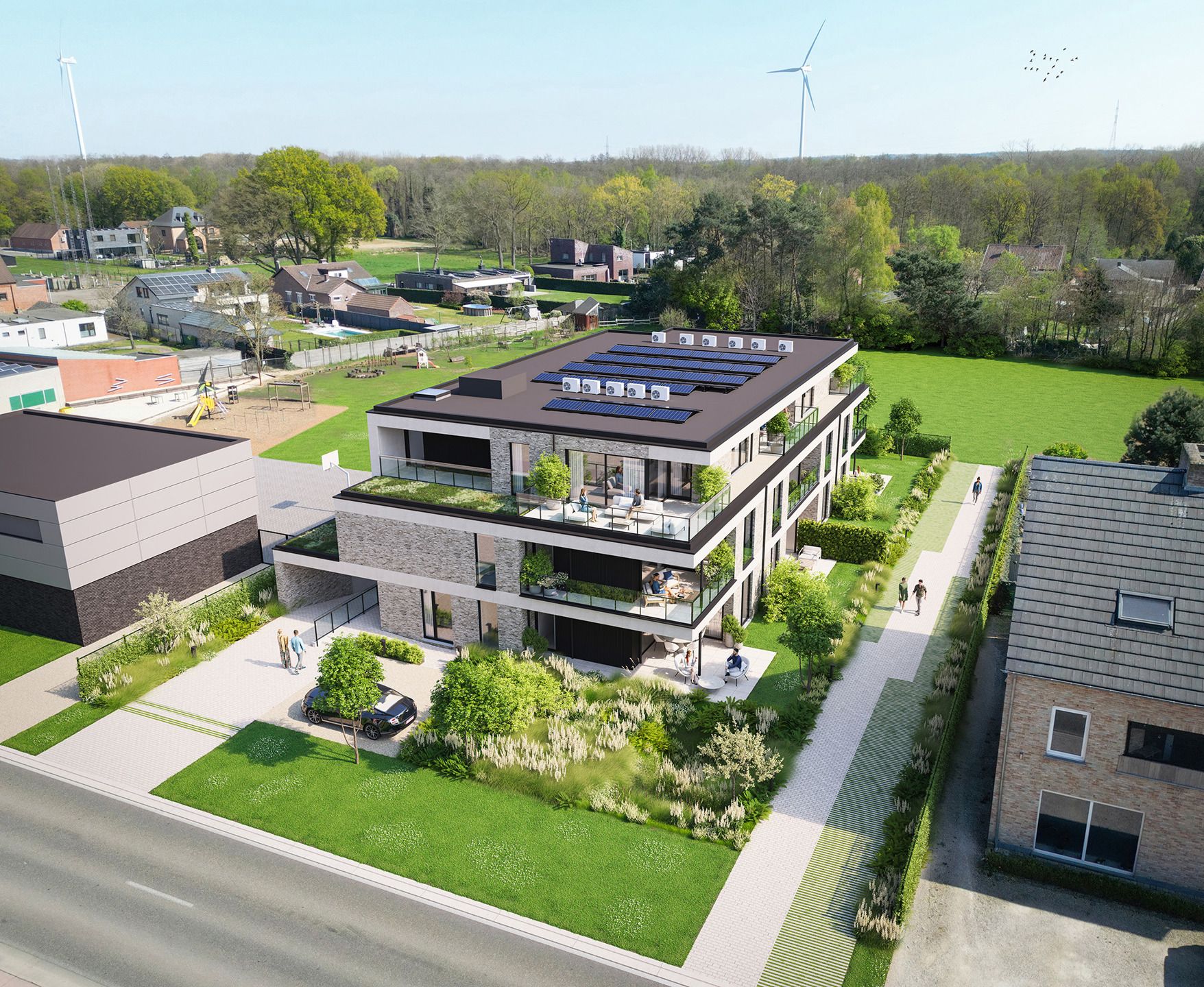 11 stijlvolle BEN-appartementen op groene locatie in Lummen foto 3