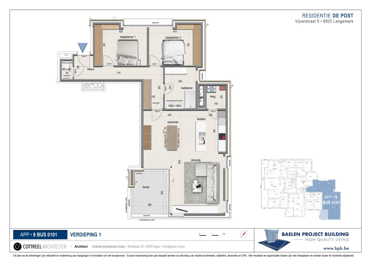 14 LUXE NIEUWBOUW APPARTEMENTEN MET RUIME TERRASSEN EN GARAGE foto 2