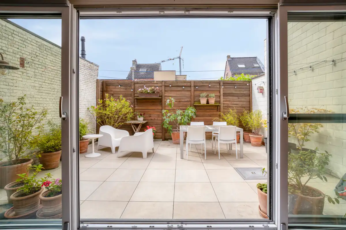 Hedendaagse woning met zonnige patio in Bonheiden foto 11
