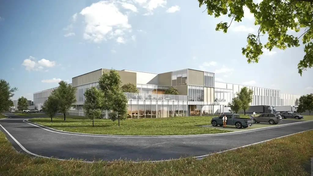 Duurzaam logistiek bedrijfsgebouw Lumineus te huur in Lummen foto {{pictureIndex}}