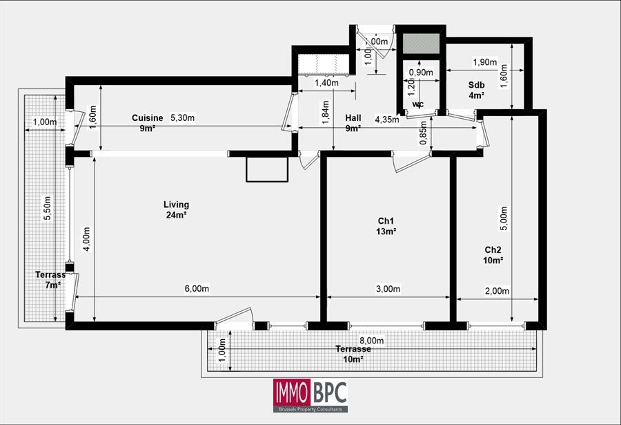 Charmant Twee-Slaapkamer Appartement in Jette foto 22