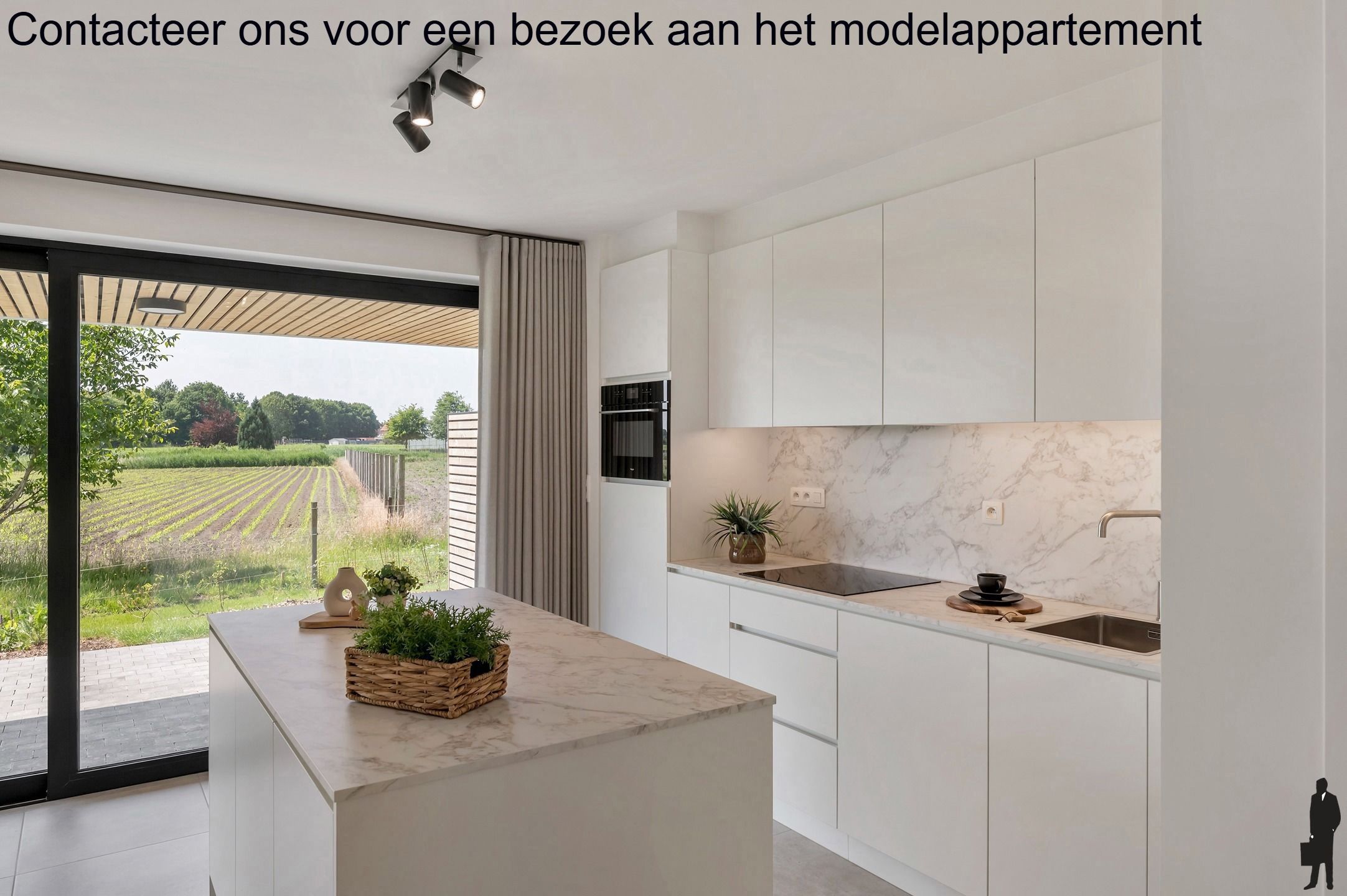 Hoekappartement 112m² + groot terras met schitterend zicht. foto 11
