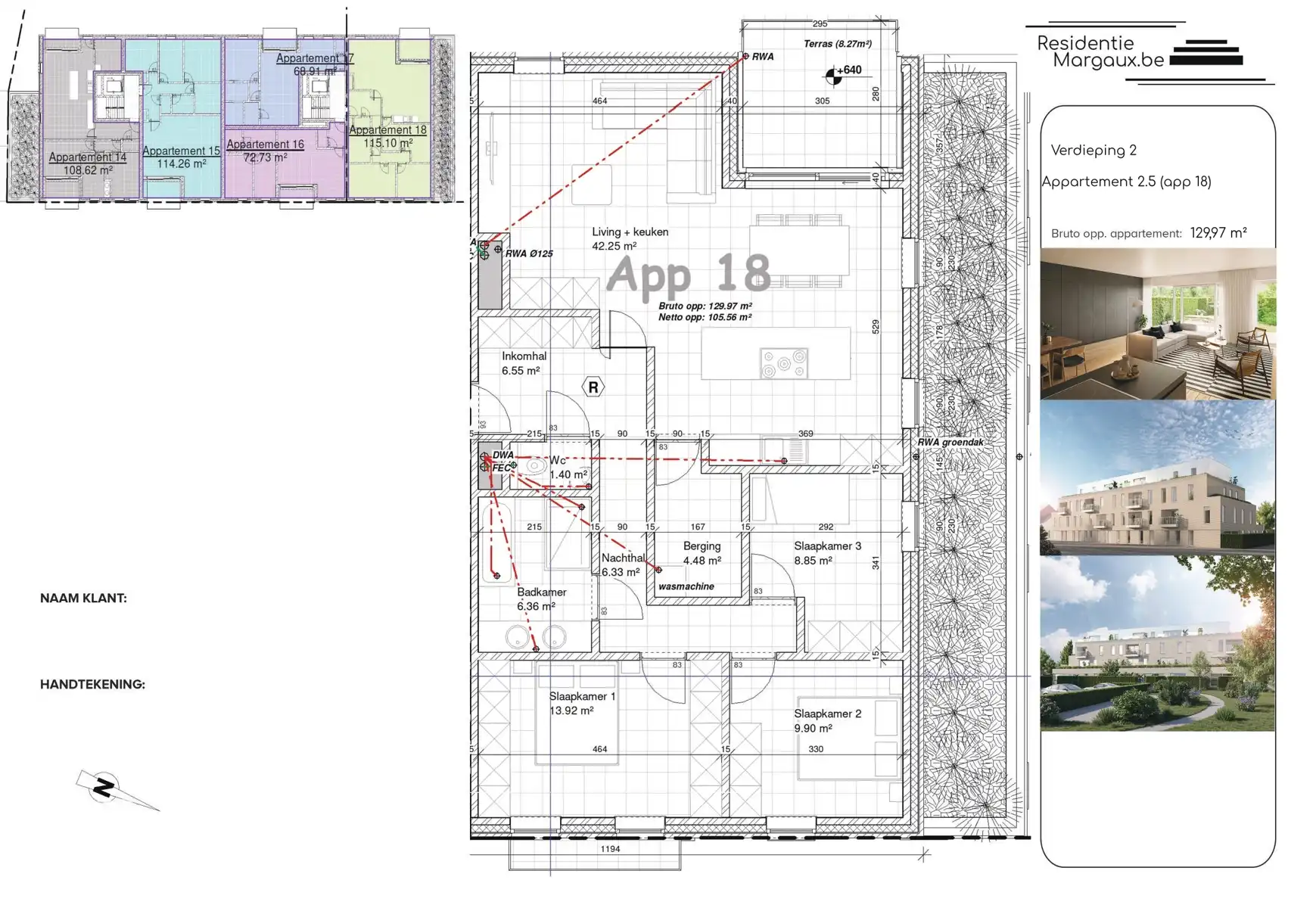 Uitgestrekt 3 slaapkamer hoekappartement! foto 4