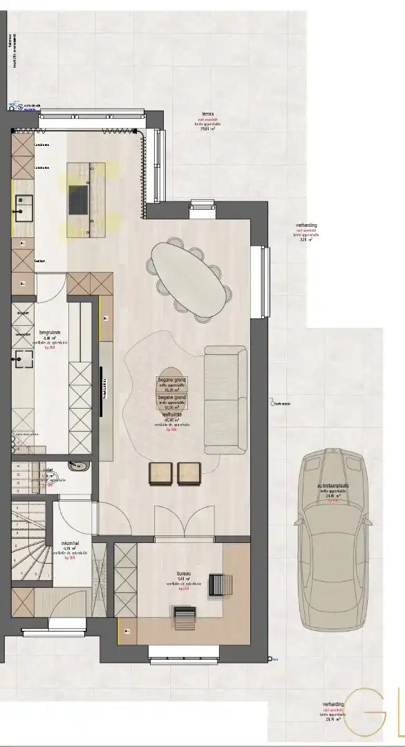 Halfvrijstaande nieuwbouwwoning (Casco plus) foto 13