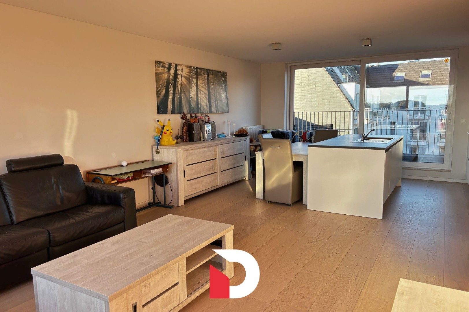 Duplex appartement met ruime terrassen en 2 slaapkamers te Beernem foto 3