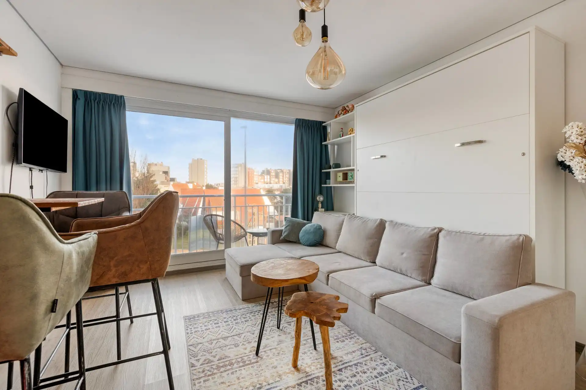 Studio met terras te Westende-Bad. foto 3