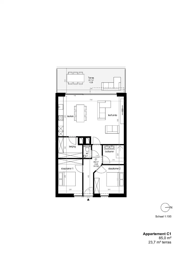 Appartement op de eerste verdieping foto 4