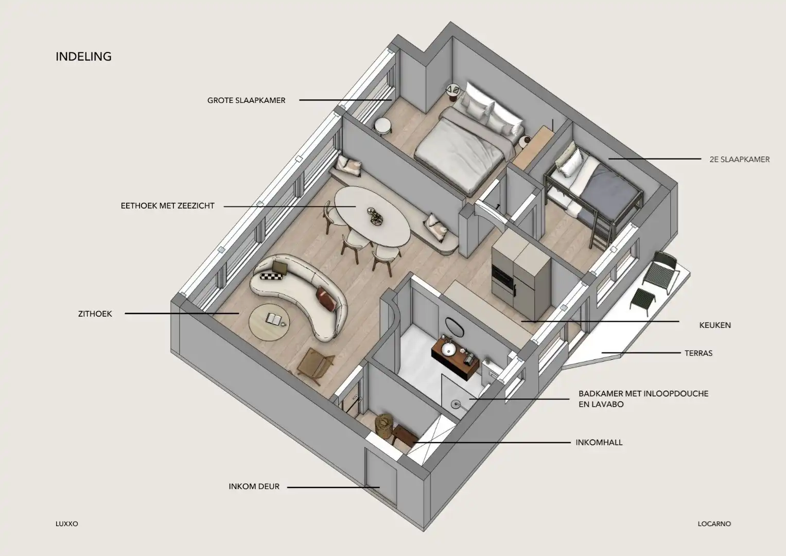 Volledig gerenoveerd appartement met parkeerplaats en lateraal zeezicht te Koksijde foto 18