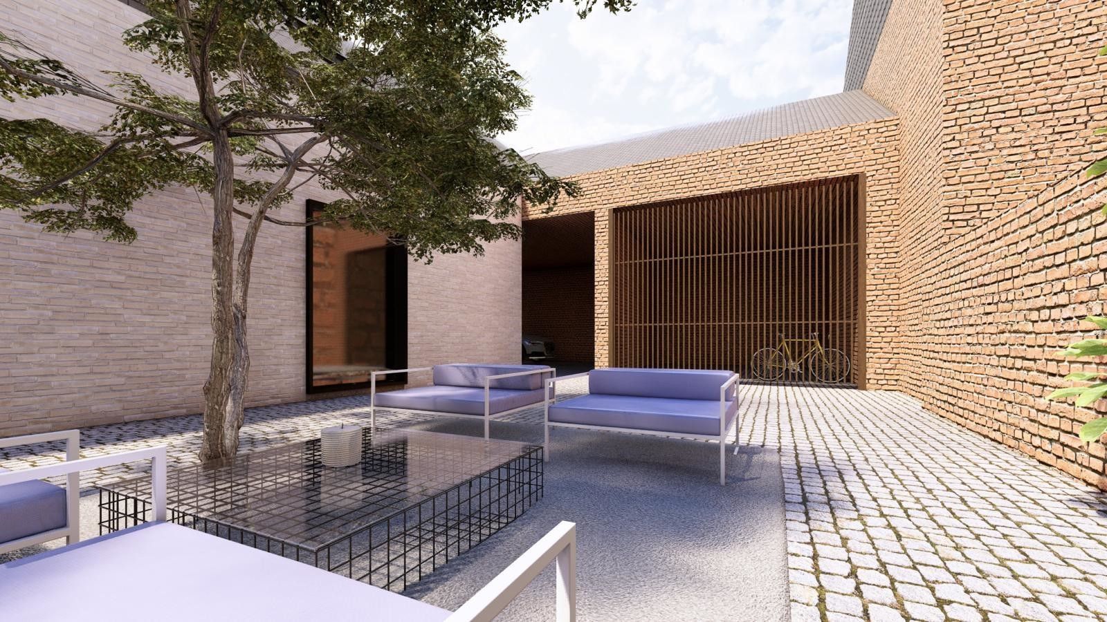 BOUWPERCEEL 35A55CA MET VERGUNDE BOUWPLANNEN IN CENTRUM VAN BEVERST. foto 4