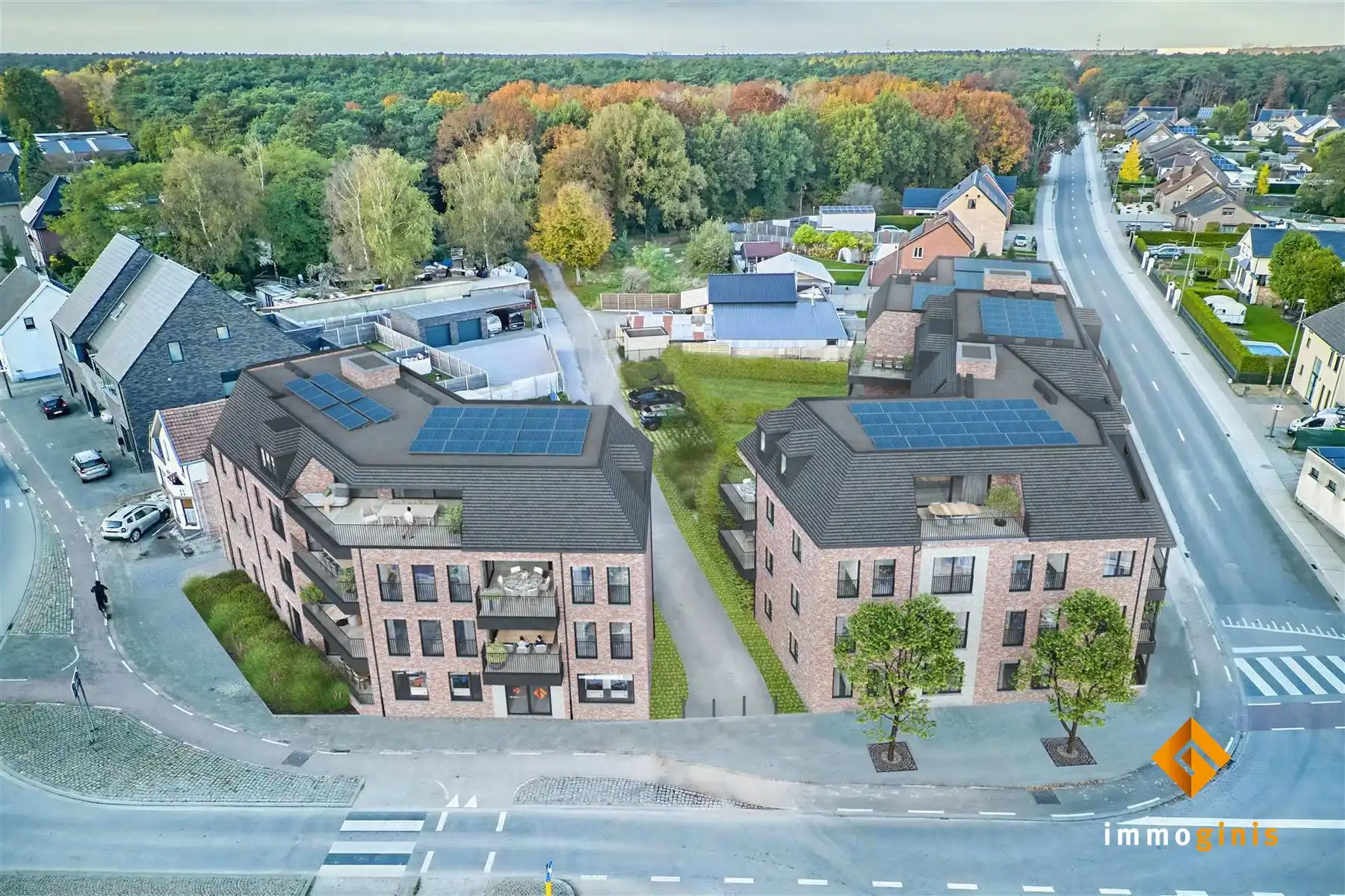 Gelijkvloers appartement met 1 slaapkamer en overdekt terras.  foto 3