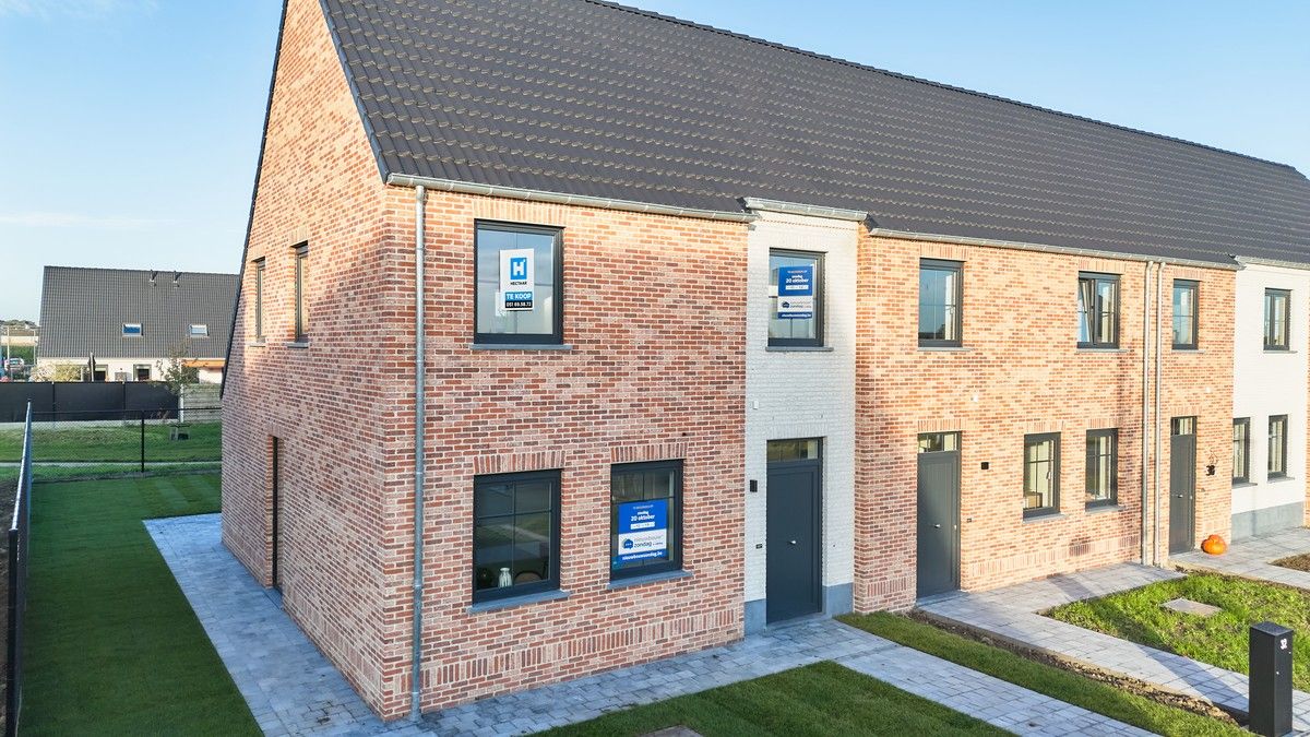 In de Graanstraat te Meulebeke trekt Hectaar deze 4 landelijke nieuwbouwwonignen op, tijdloos, energiezuinig en voorzien van alle comfort. foto 2