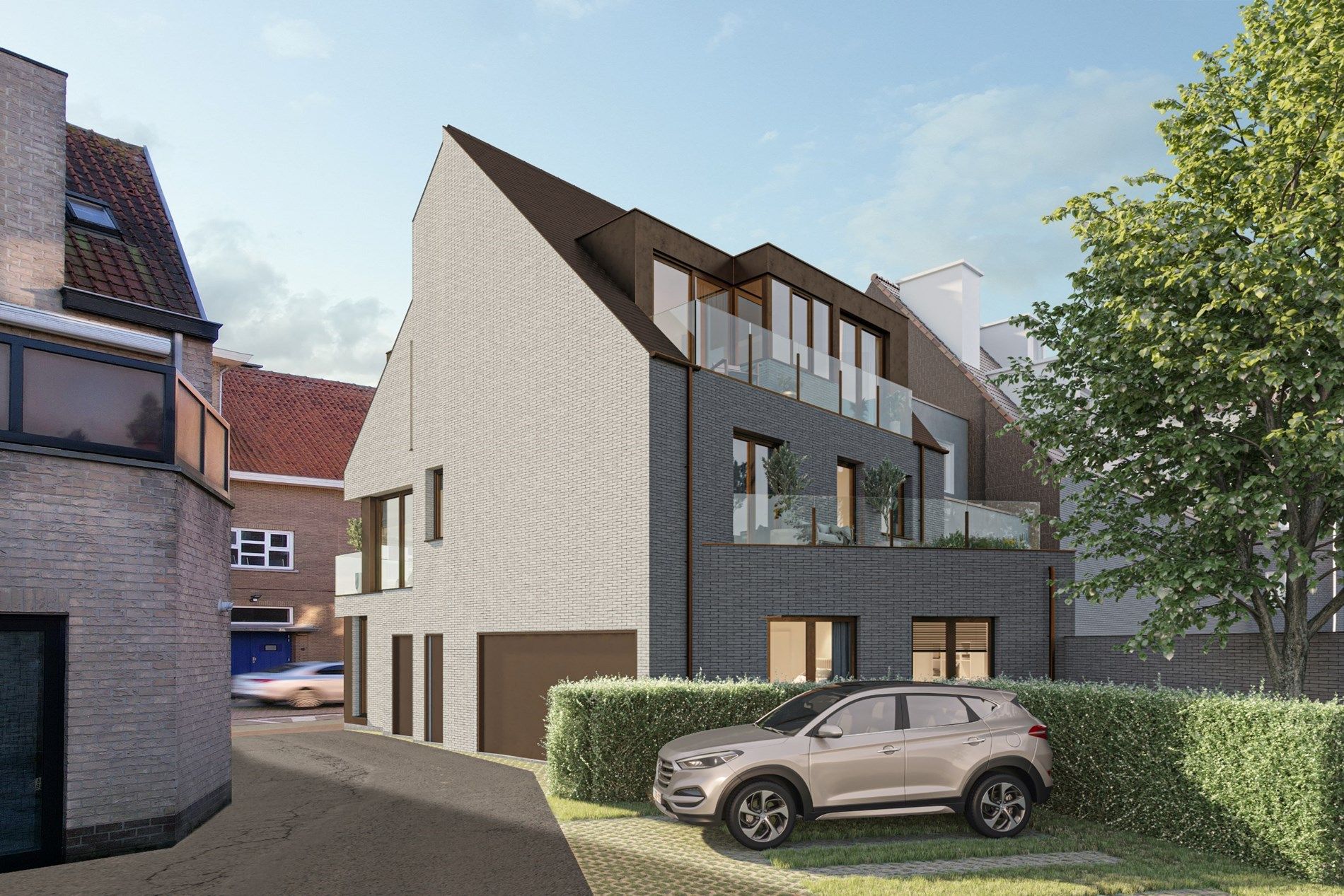 Residentie Edward: Nieuw duplex-appartement (3 slaapkamers) van 128 m² te Knokke-Centrum foto 5