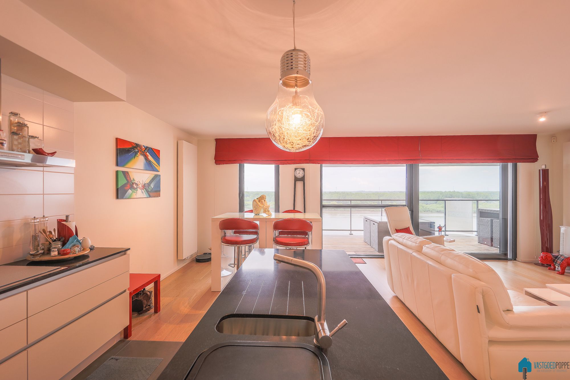 Appartement met terras zicht op de Schelde foto 5