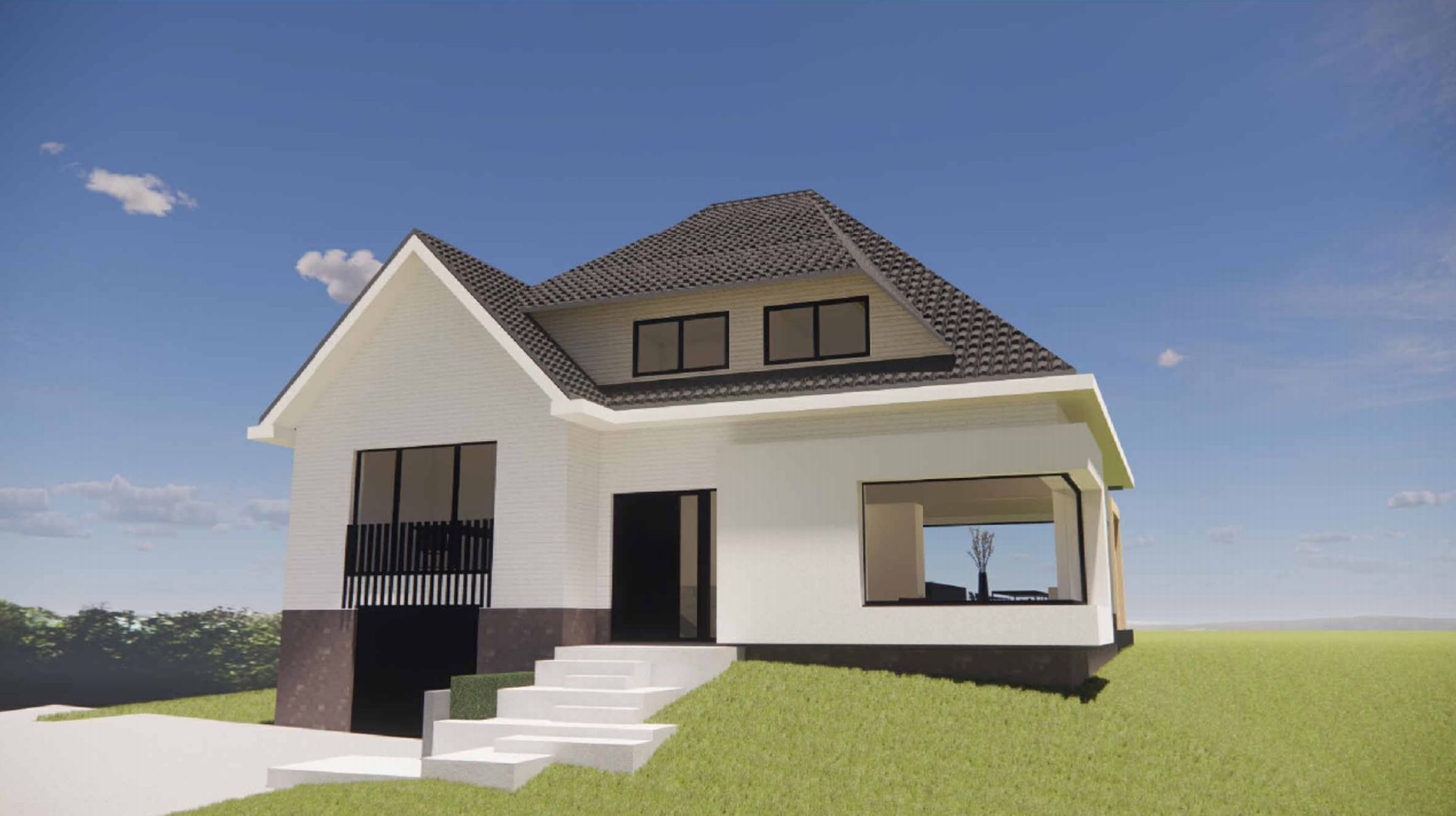 Te renoveren jaren 70 villa met vergunning op perceel 1994m² foto 4