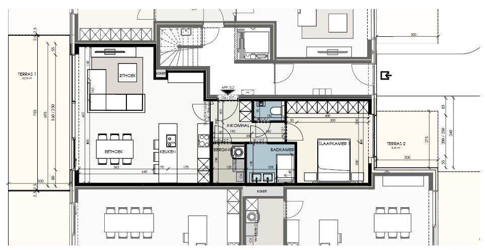 Appartement te koop Vaart-Zuid 13/0.2 - 9881 Bellem