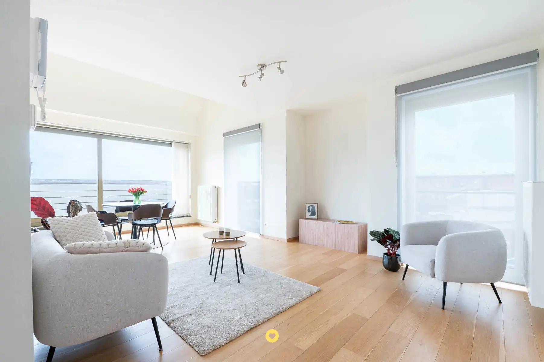 Modern duplex appartement met 3 SLK, 2 BDK en terras foto 2