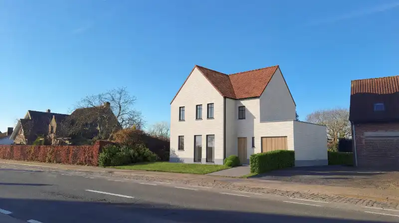 Hoofdfoto van de publicatie: Roeselare-Hoogleedsesteenweg. Bouwgrond van +/- 875m2, sloop -en wederopbouw kan aan 6% btw onder voorwaarden. Ideaal voor VILLABOUW, PRAKTIJK, KANTOOR... op topligging. Goede passage!