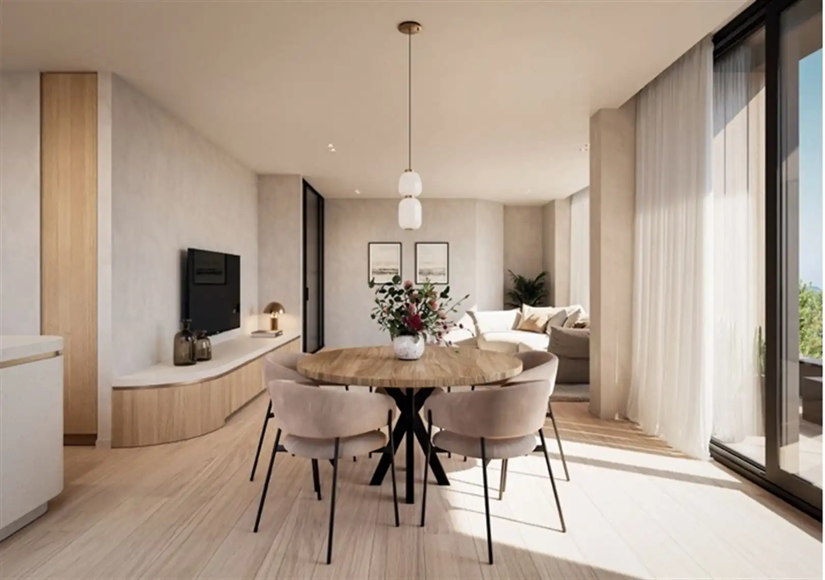 A0102 riant hoekappartement met 3 slpk en 2 badk foto {{pictureIndex}}