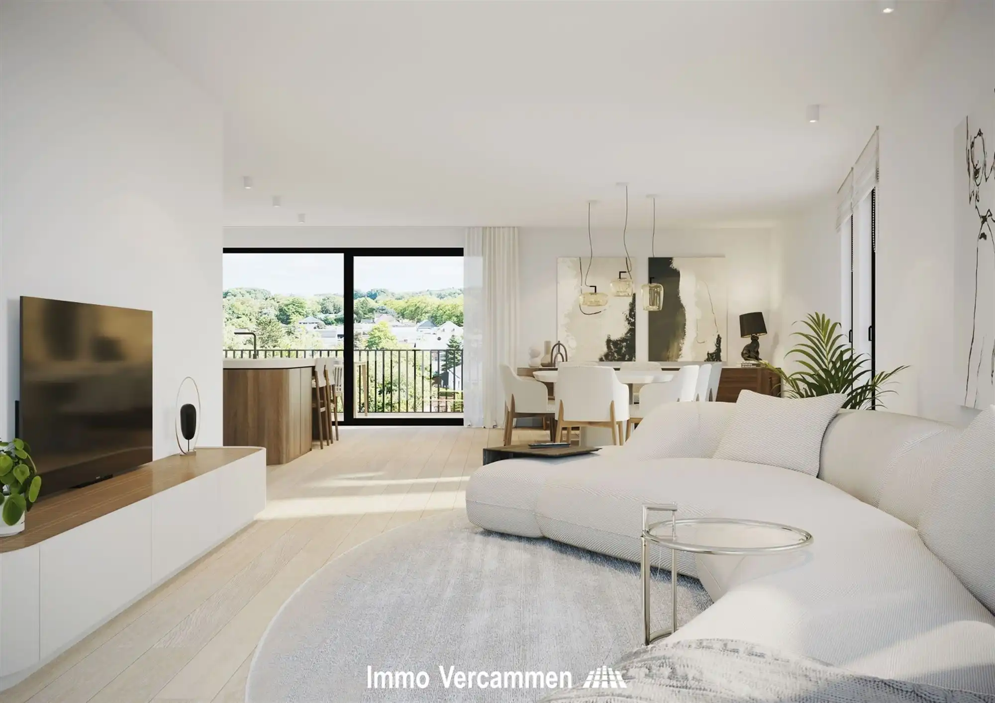 Appartement met 2 slaapkamers en ruim terras te Putte. foto 3