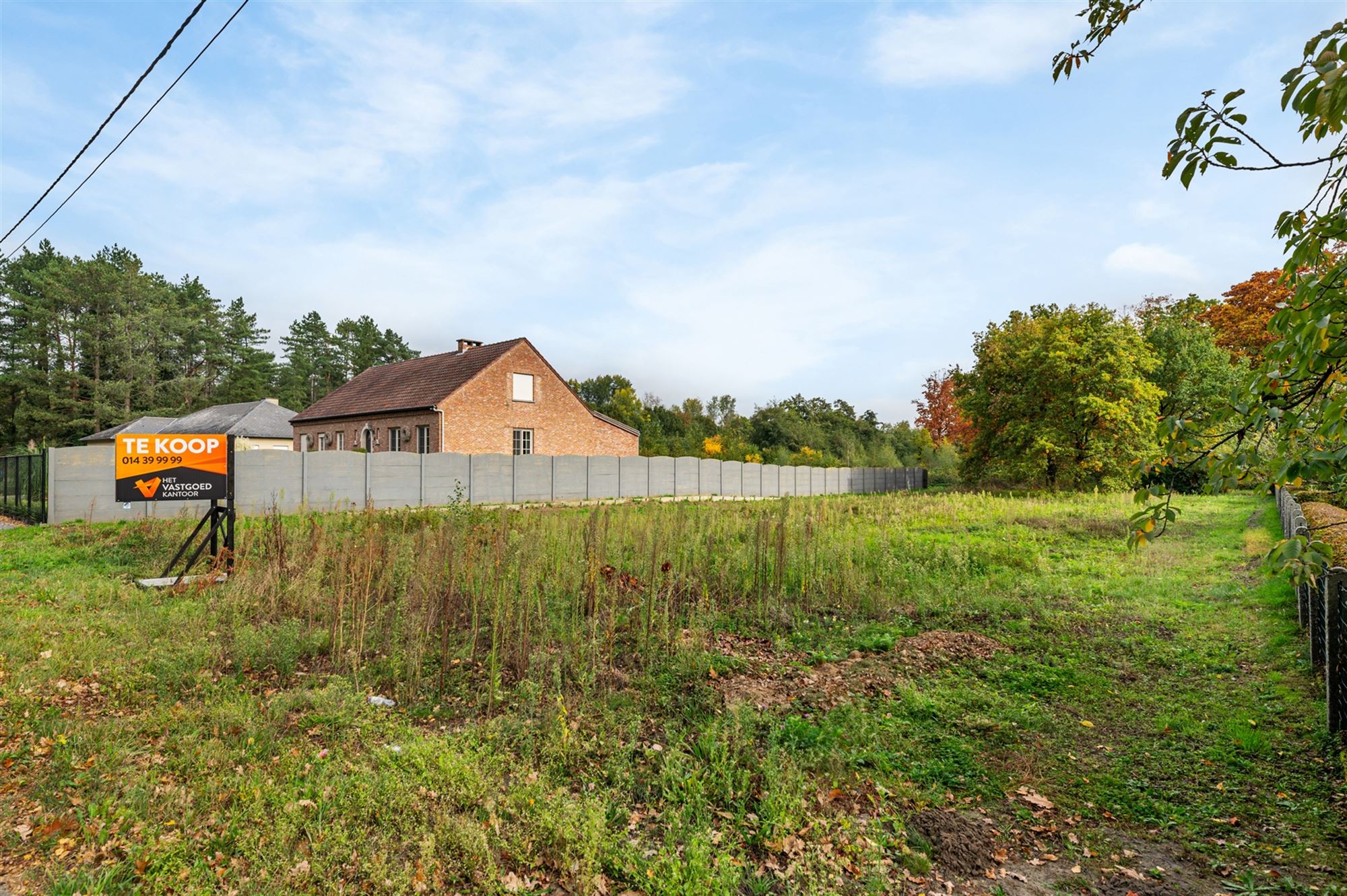 PRACHTIGE BOUWGROND OB 1380M2 TEGEN GROENE OMGEVING foto 2