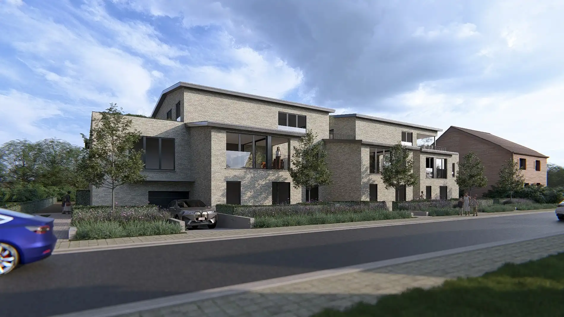 NIEUWBOUW PENTHOUSE APPARTEMENT MET 2 SLAAPKAMERS, 2 BADKAMERS EN RUIM TERRAS TE TUILT foto {{pictureIndex}}