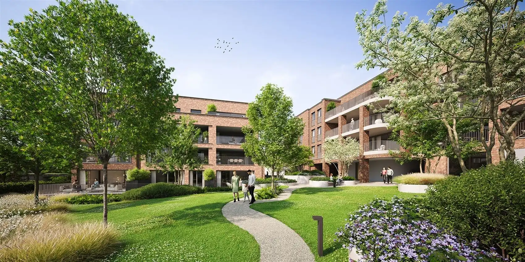 Riant 2 slk appartement 110m² met overdekt terras foto 19