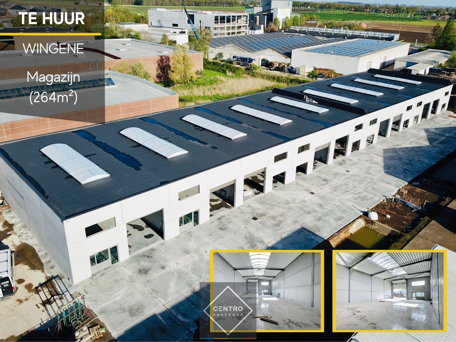 Industrieel-magazijn-logistiek te huur Gravestraat 9/A - 8750 Wingene