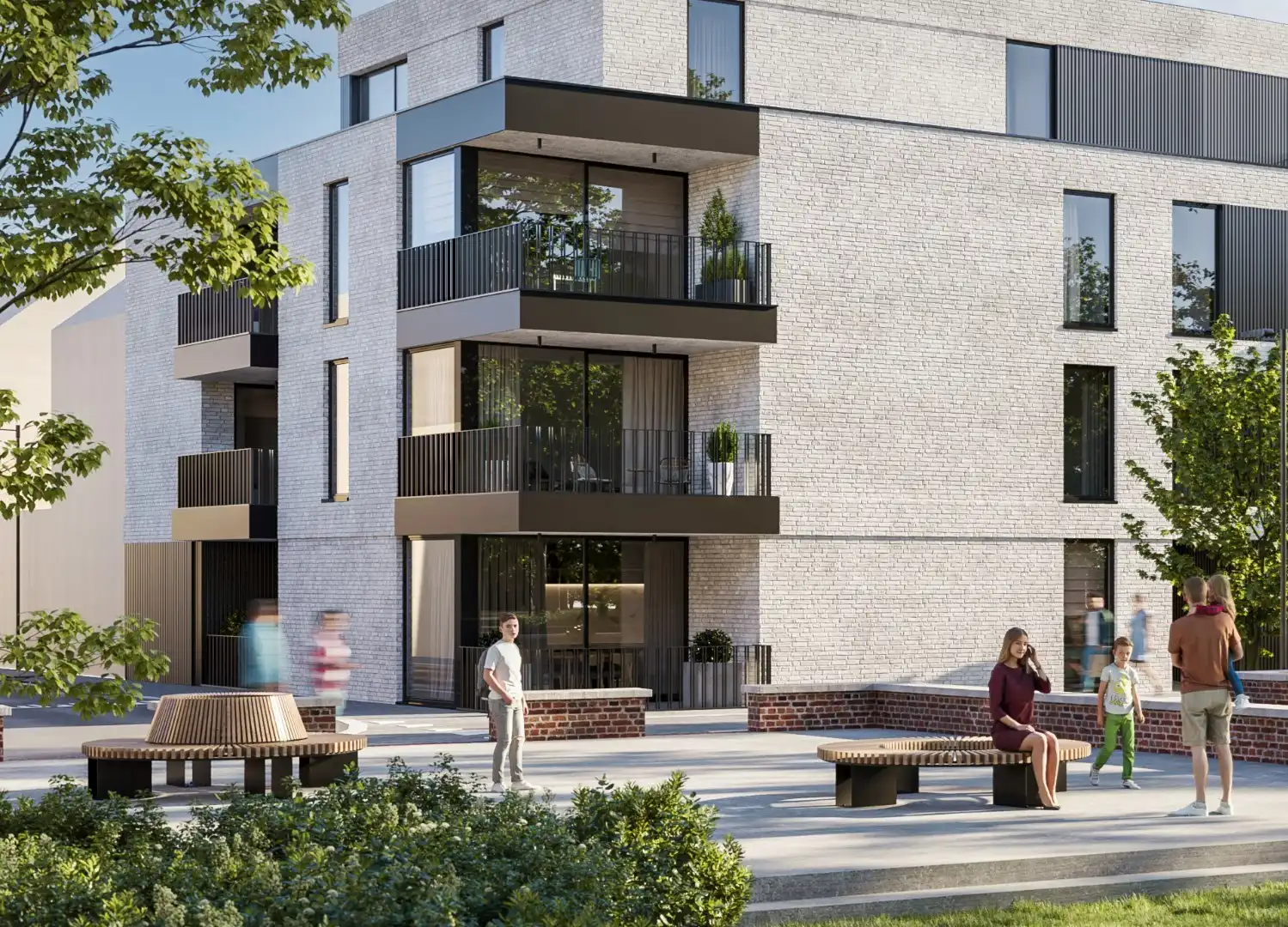2 slpk appartement van ca. 88,5 m² en een terras van ca. 10m² foto 4