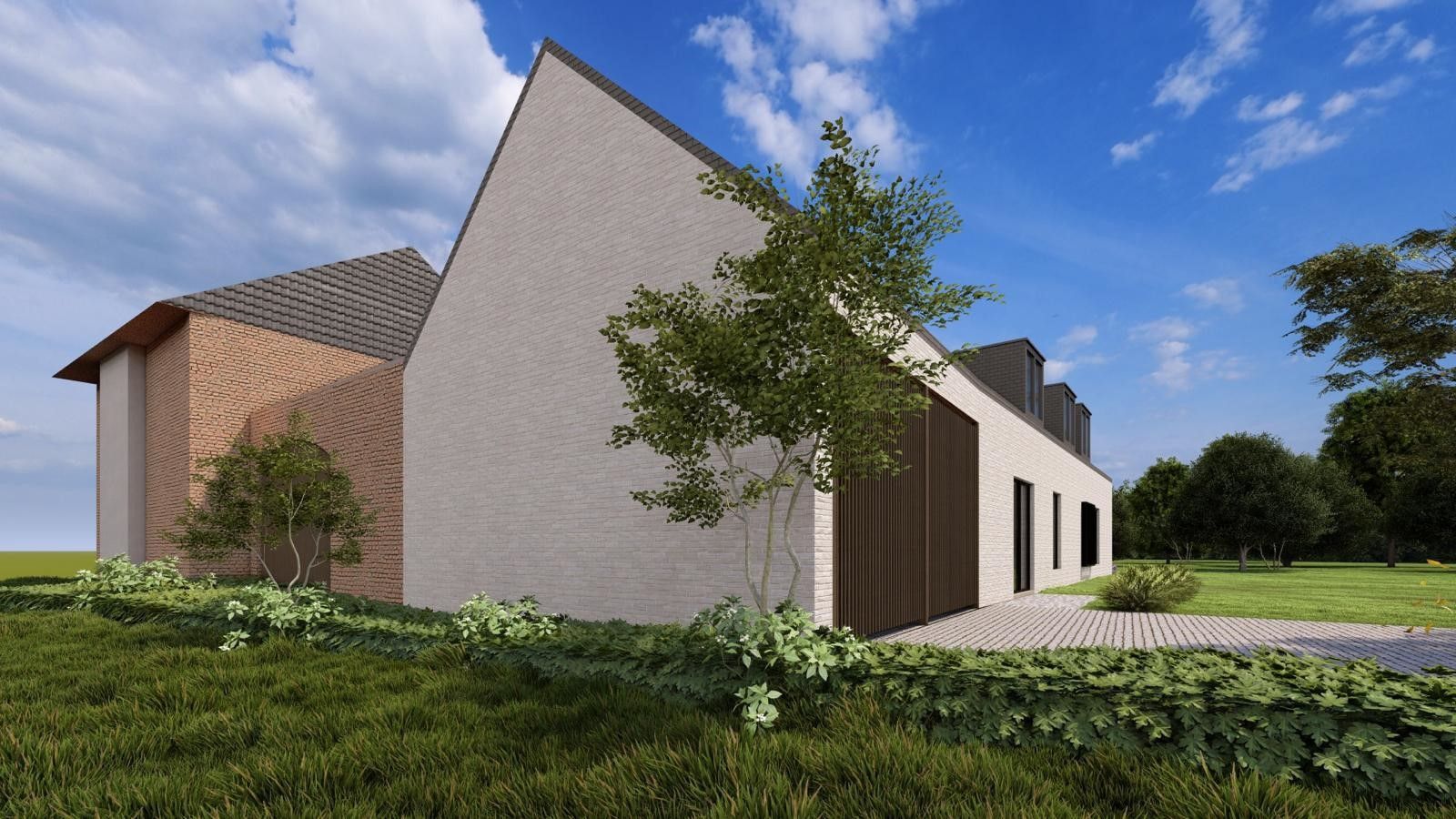 NIEUWBOUW CASCO RIANTE VILLA IN CENTRUM VAN BEVERST OP 35A55CA. foto 8