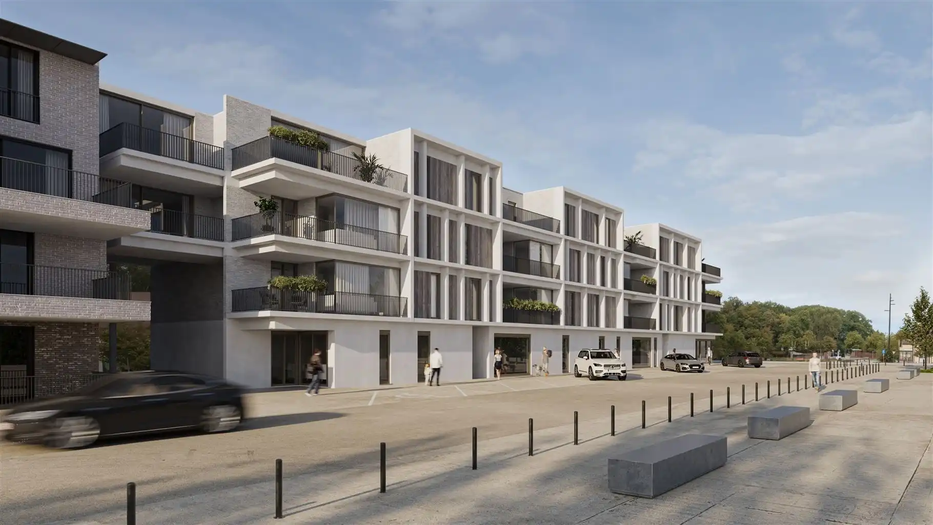 Luxe nieuwbouwappartement met 1 slaapkamer en groot terras in hartje Dilsen Residentie Keizerspoort foto 9