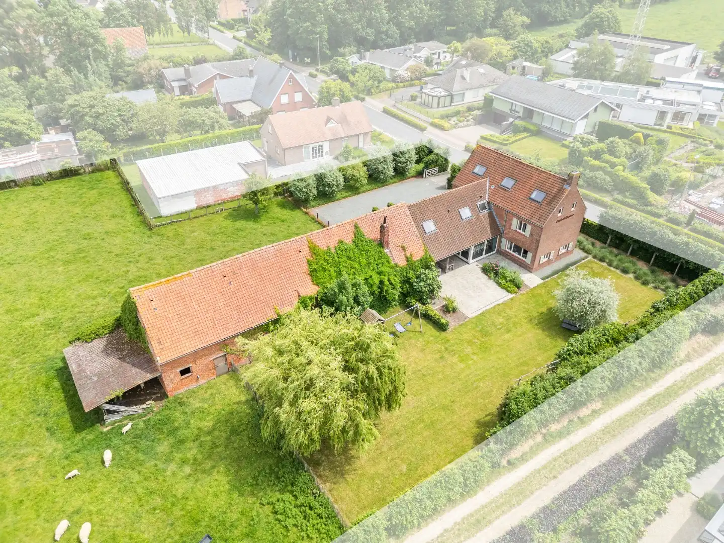 Hoofdfoto van de publicatie: Karaktervolle hoeve met schuur in Oostveld