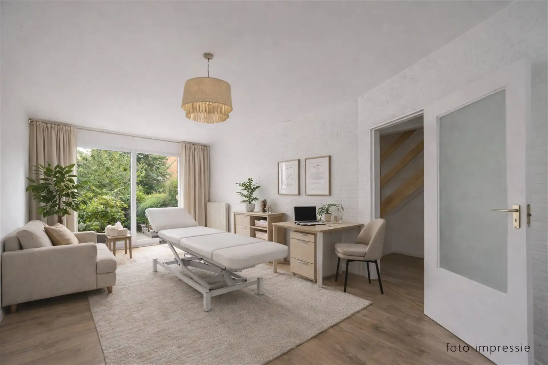 Gelijkvloerse INSTAPKLARE duplex met tuin  in Borgerhout  foto 14