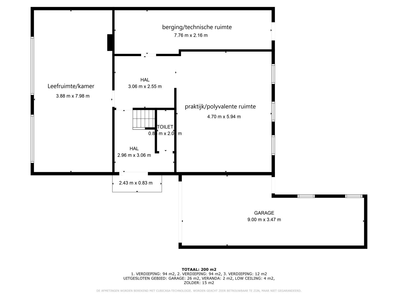 Ruim energiezuinig huis met mog. tot uitbreiding / praktijk. foto 19