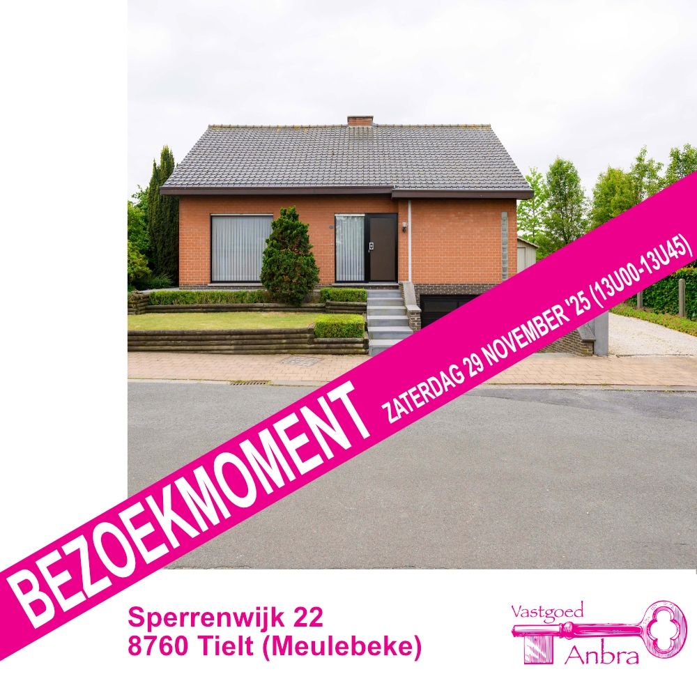 Huis te koop Sperrenwijk 22 - 8760 Tielt
