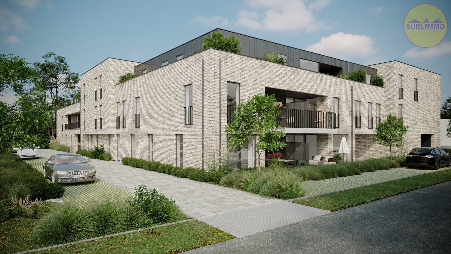 Nieuwbouwappartement op de tweede verdieping (111,20 m²) met 2 slaapkamers en overdekt terras. foto 2