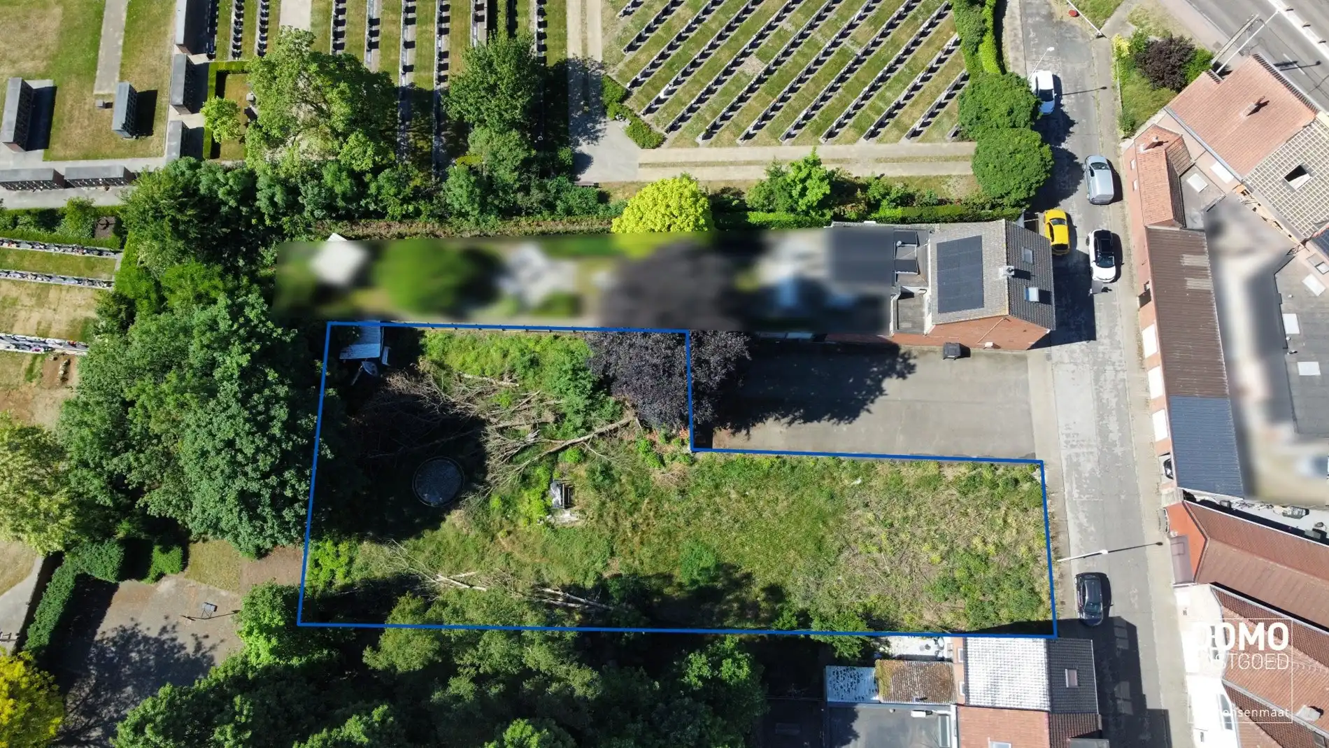 Rustig gelegen bouwgrond in doodlopende straat nabij centrum Beringen foto 2