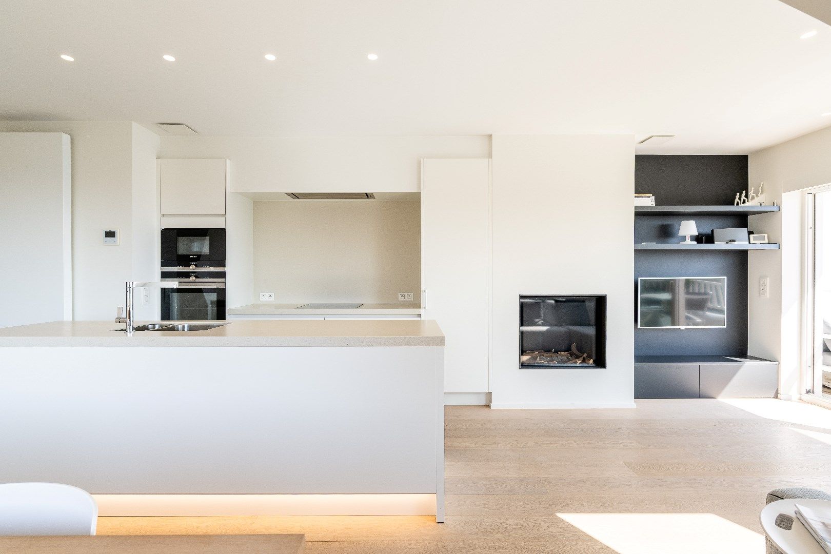 Recent en luxueus afgewerkte hoekpenthouse met adembenemend zicht over het Park58. Inpandige box te koop foto 7