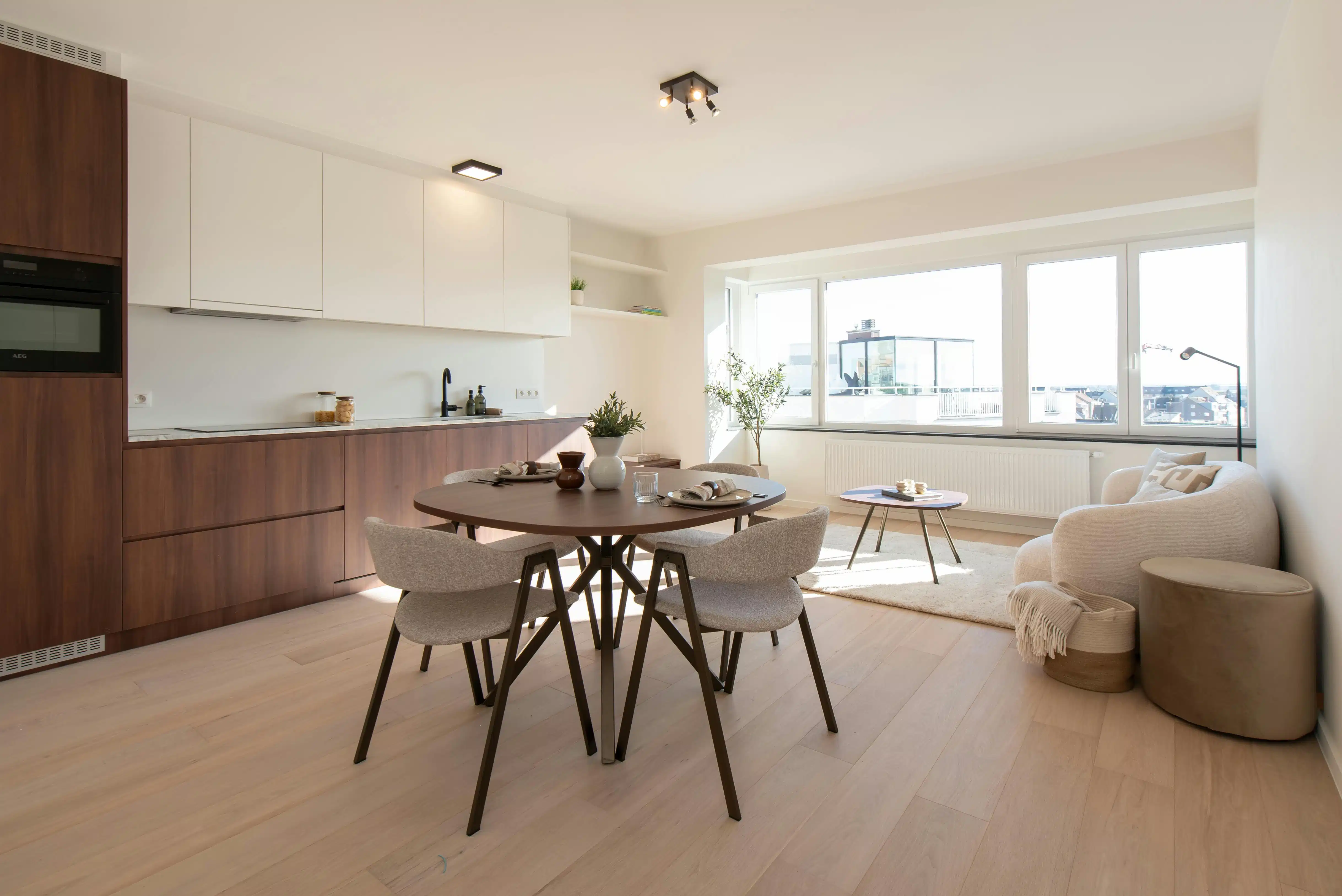 Magnifiek 1-slaapkamerappartement met open zicht  foto {{pictureIndex}}