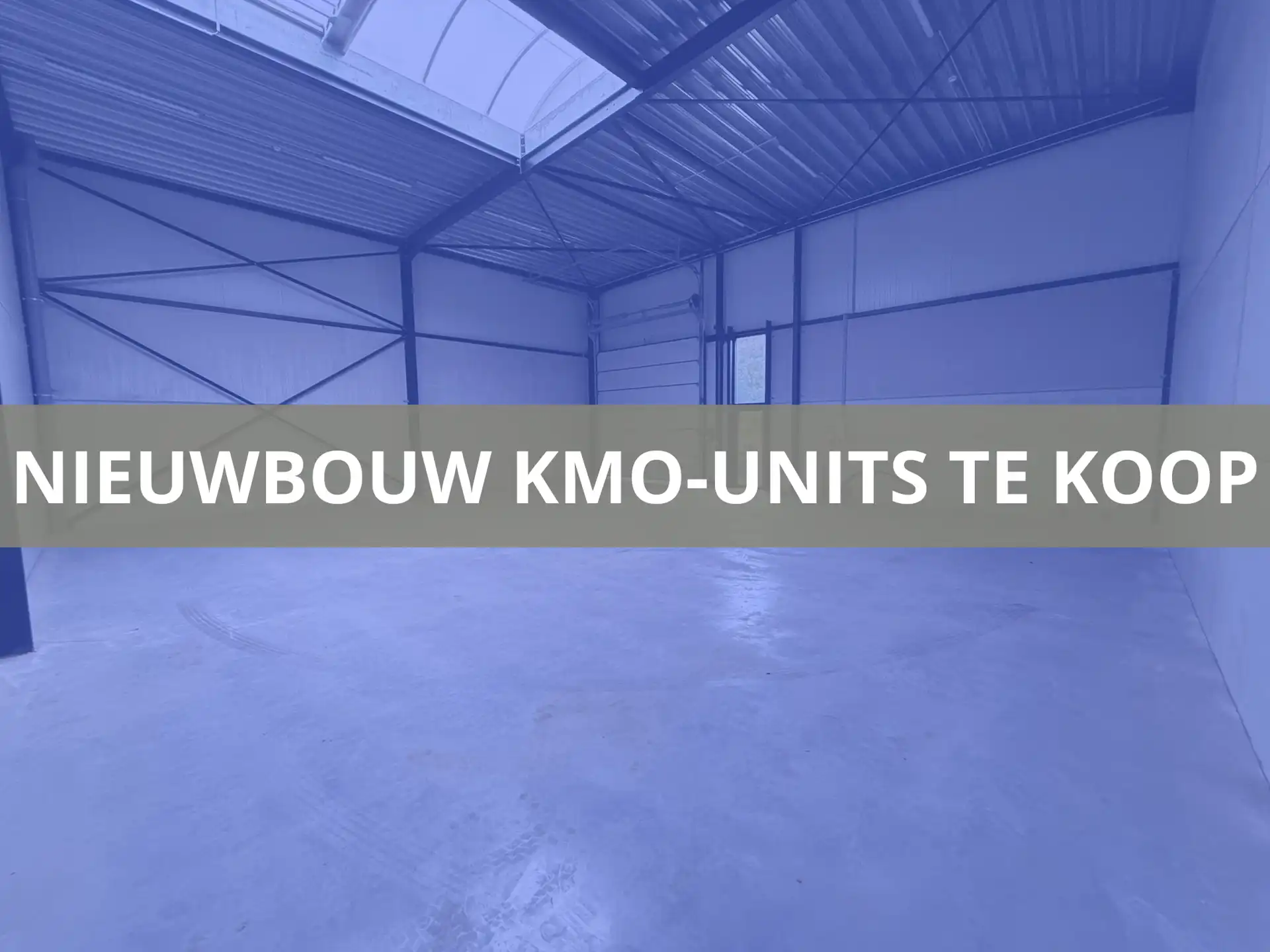 Nieuwbouw KMO-unit te koop te Blauwesteen in Kontich foto {{pictureIndex}}