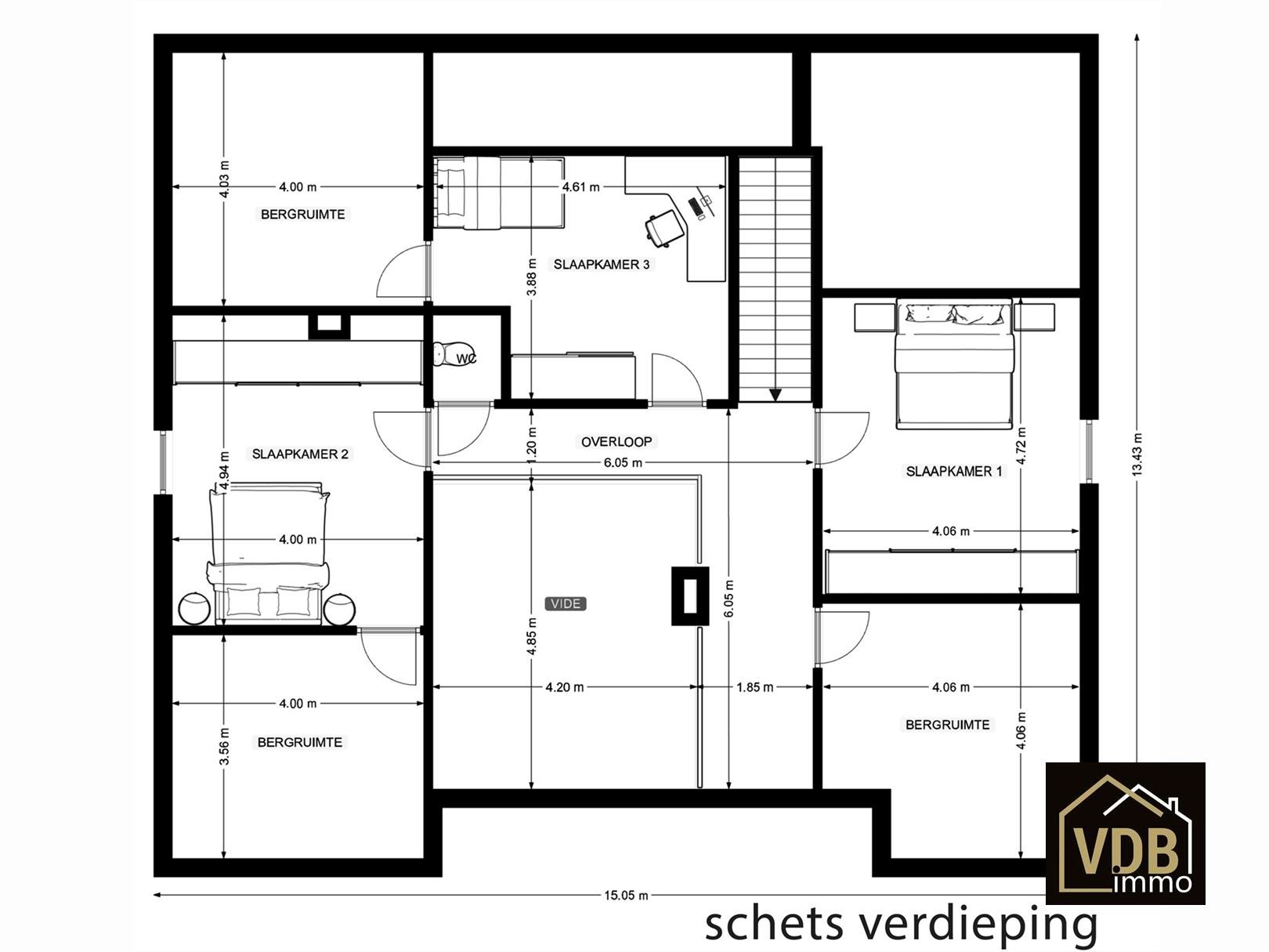 Riante woning - open bebouwing - met loods foto 24
