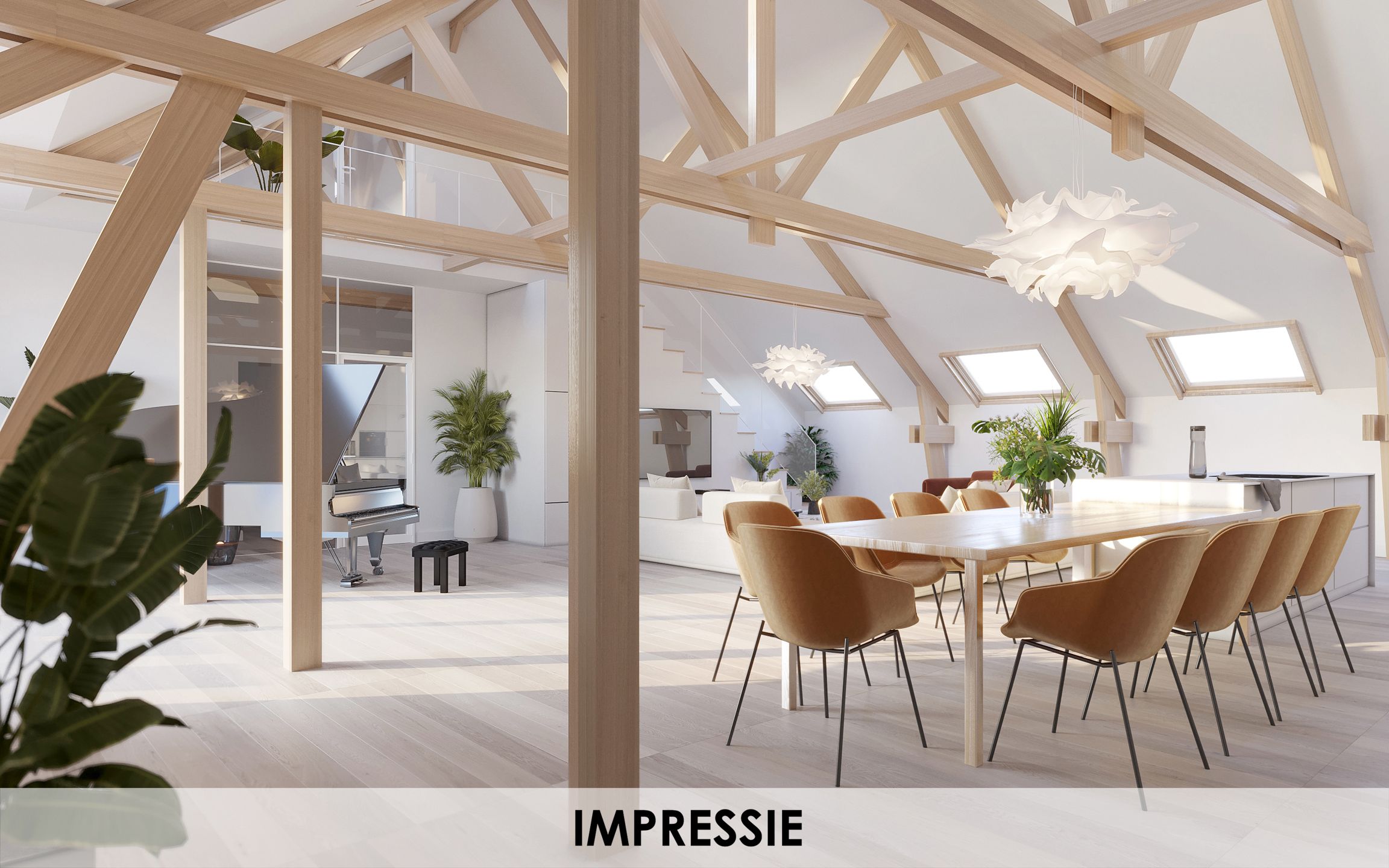Penthouse van 264m² + terras in een uniek historisch kader foto 4