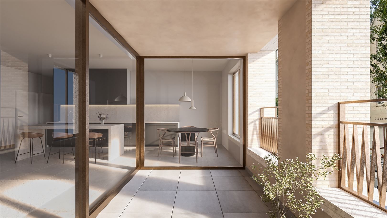 Nieuwbouwappartement met 1 slaapkamer en terras foto 5