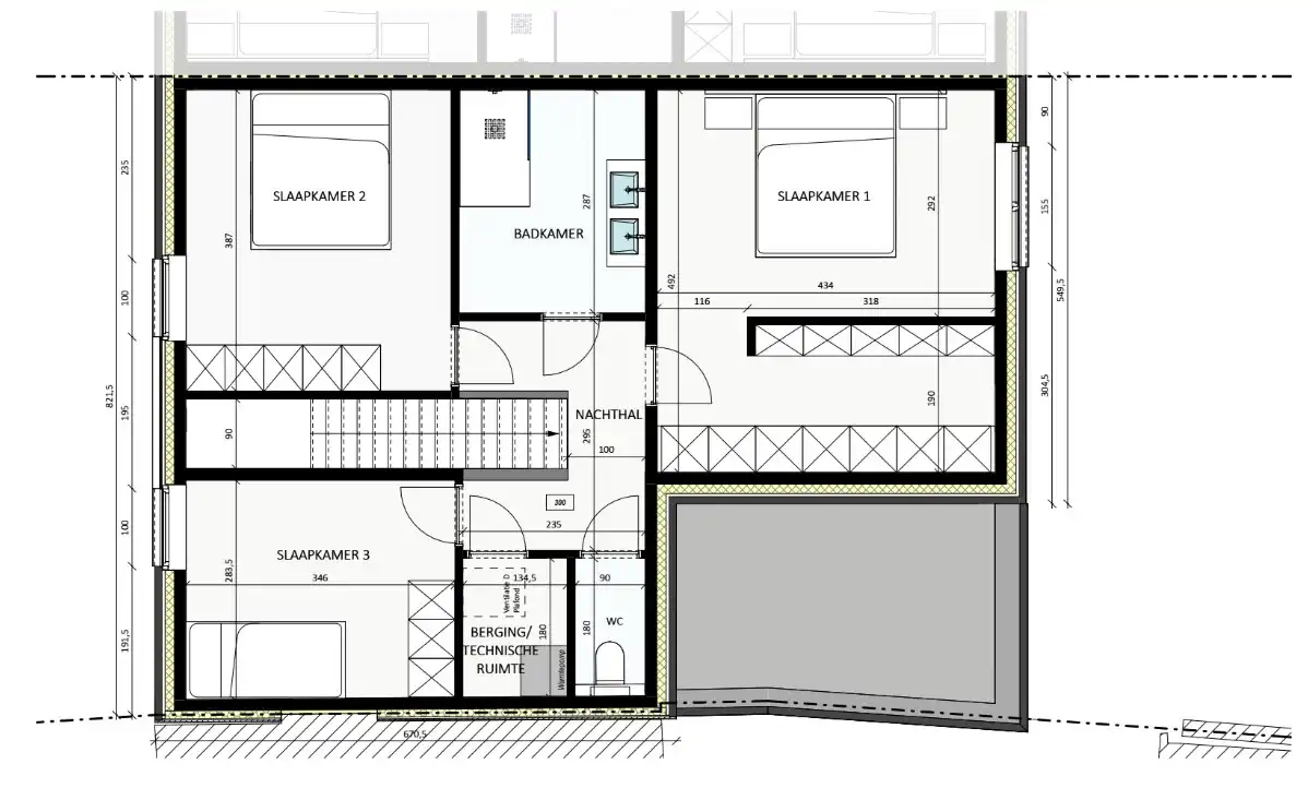 Moderne energiezuinige halfopen woning met 3 slaapkamers, tuin en carport foto 18