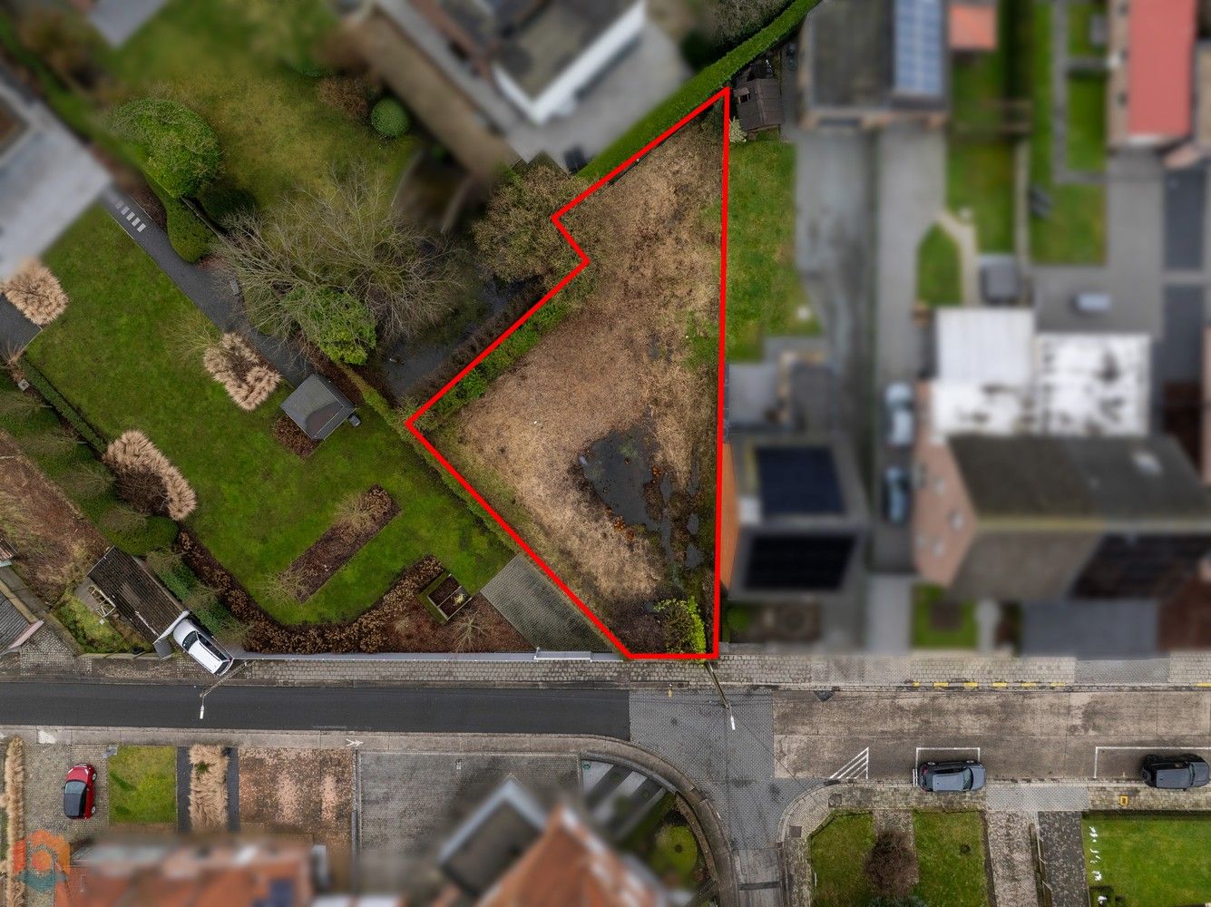 Bouwgrond van 438 m² voor halfopen bebouwing foto 2