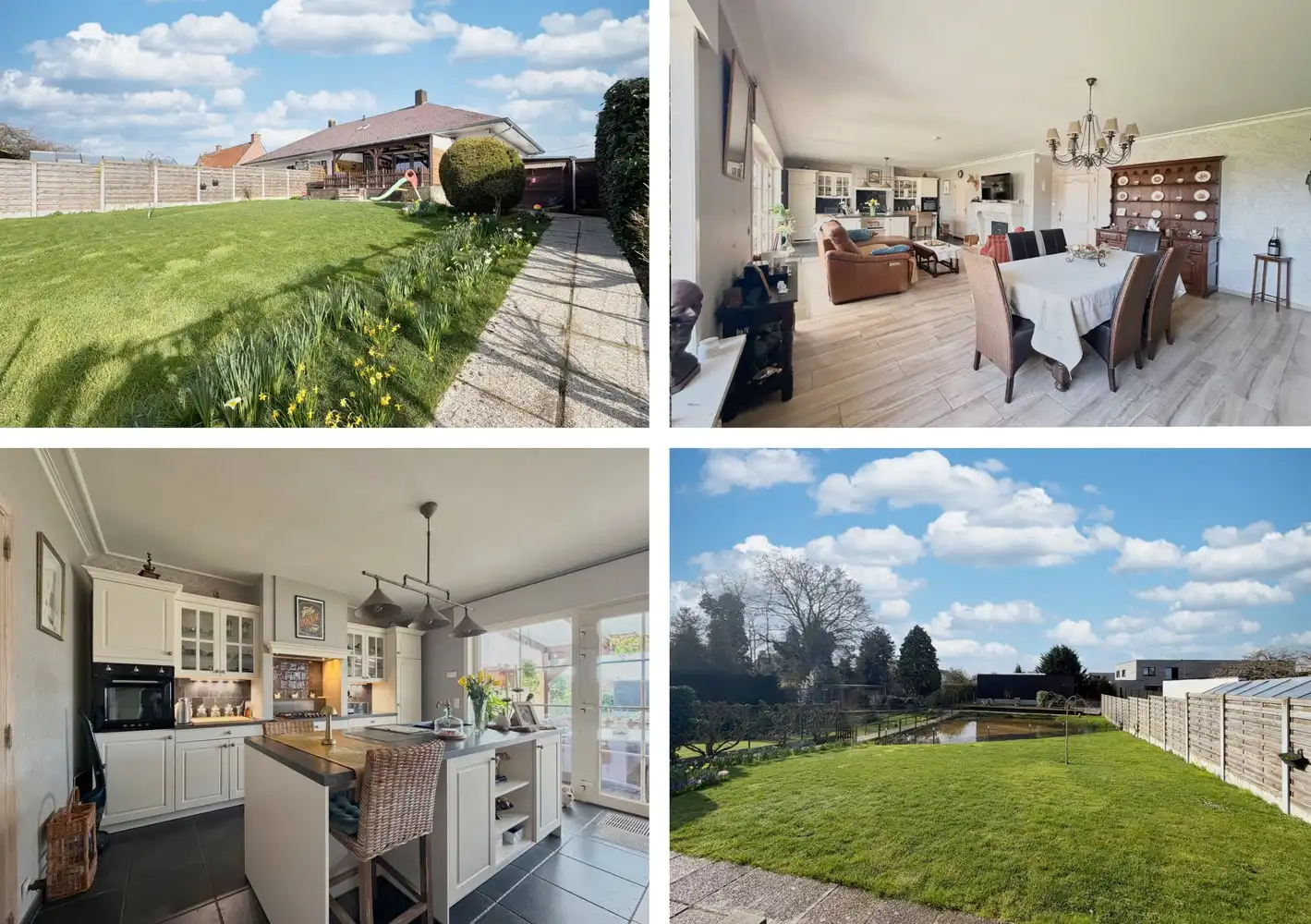 Lichtrijke woning ( slpk + badk op gelijkvloers) +tuin! foto {{pictureIndex}}